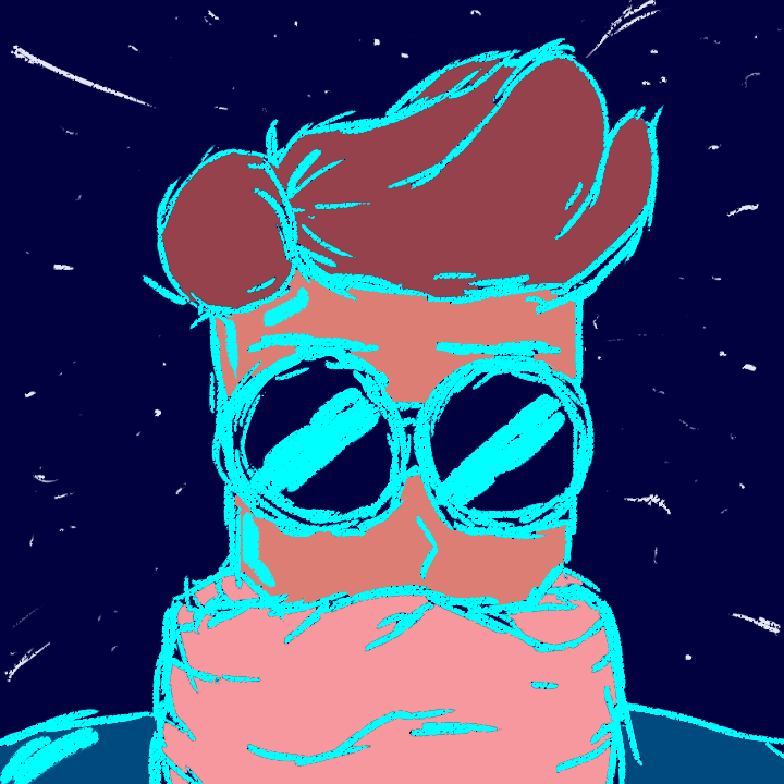 Mężczyzna w okularach zimno na dworze